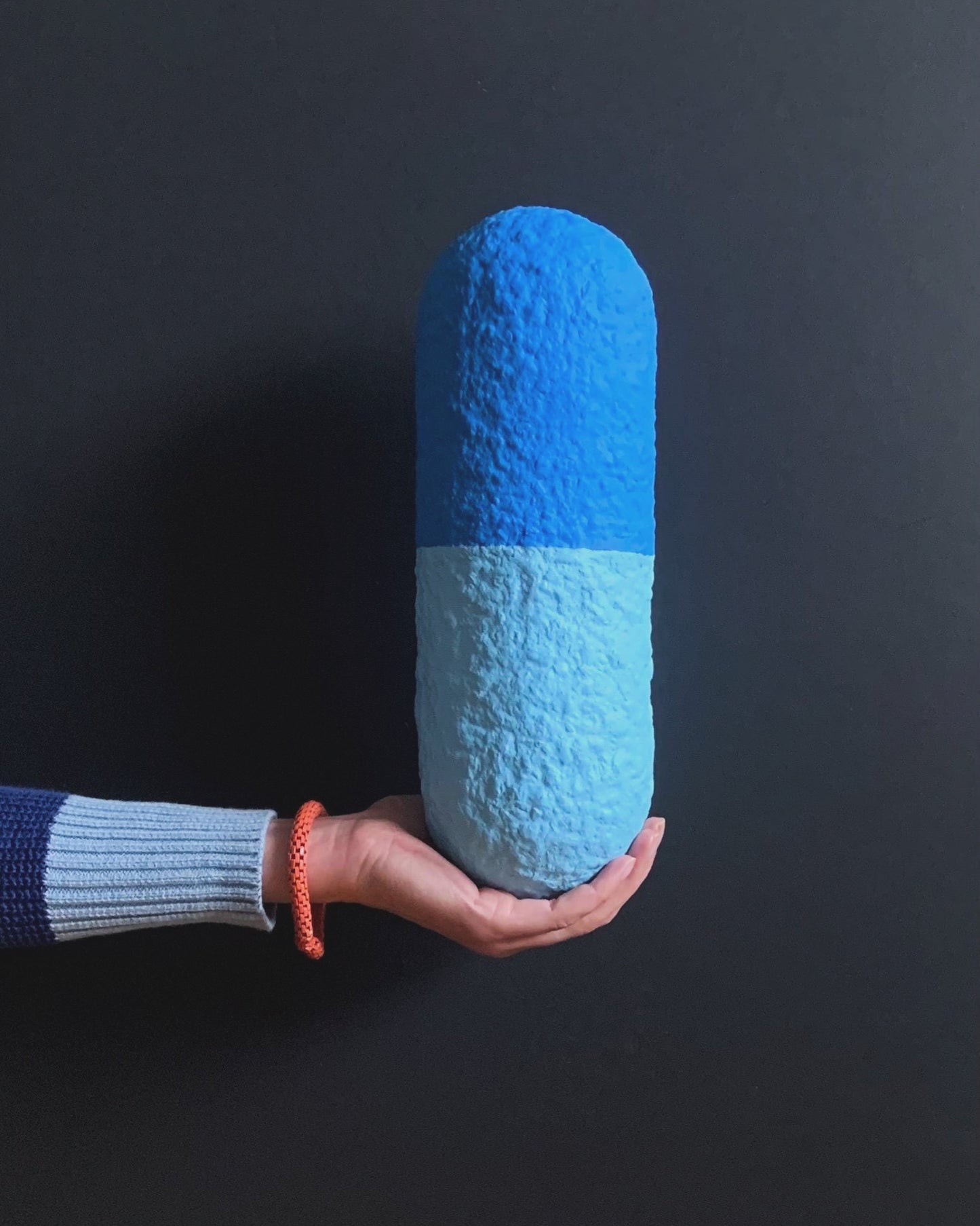 Blue pill - wall decoration