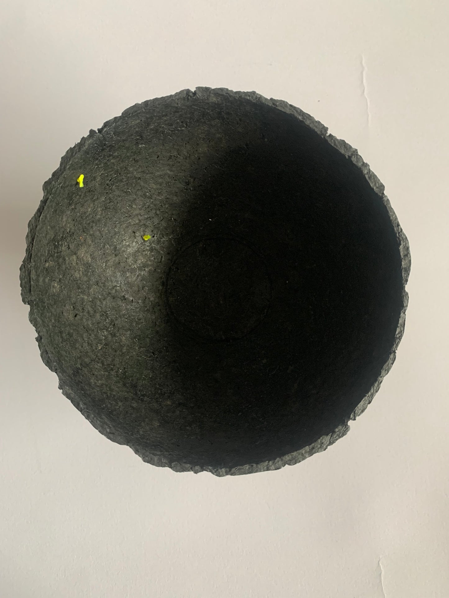 Black & yellow bowl