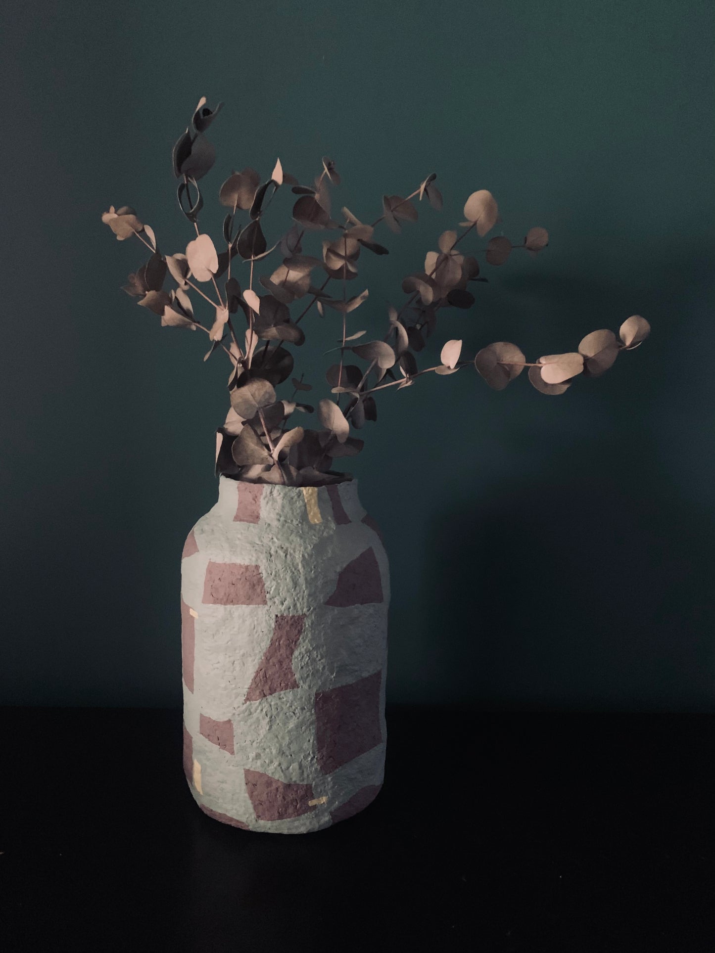 Green vase