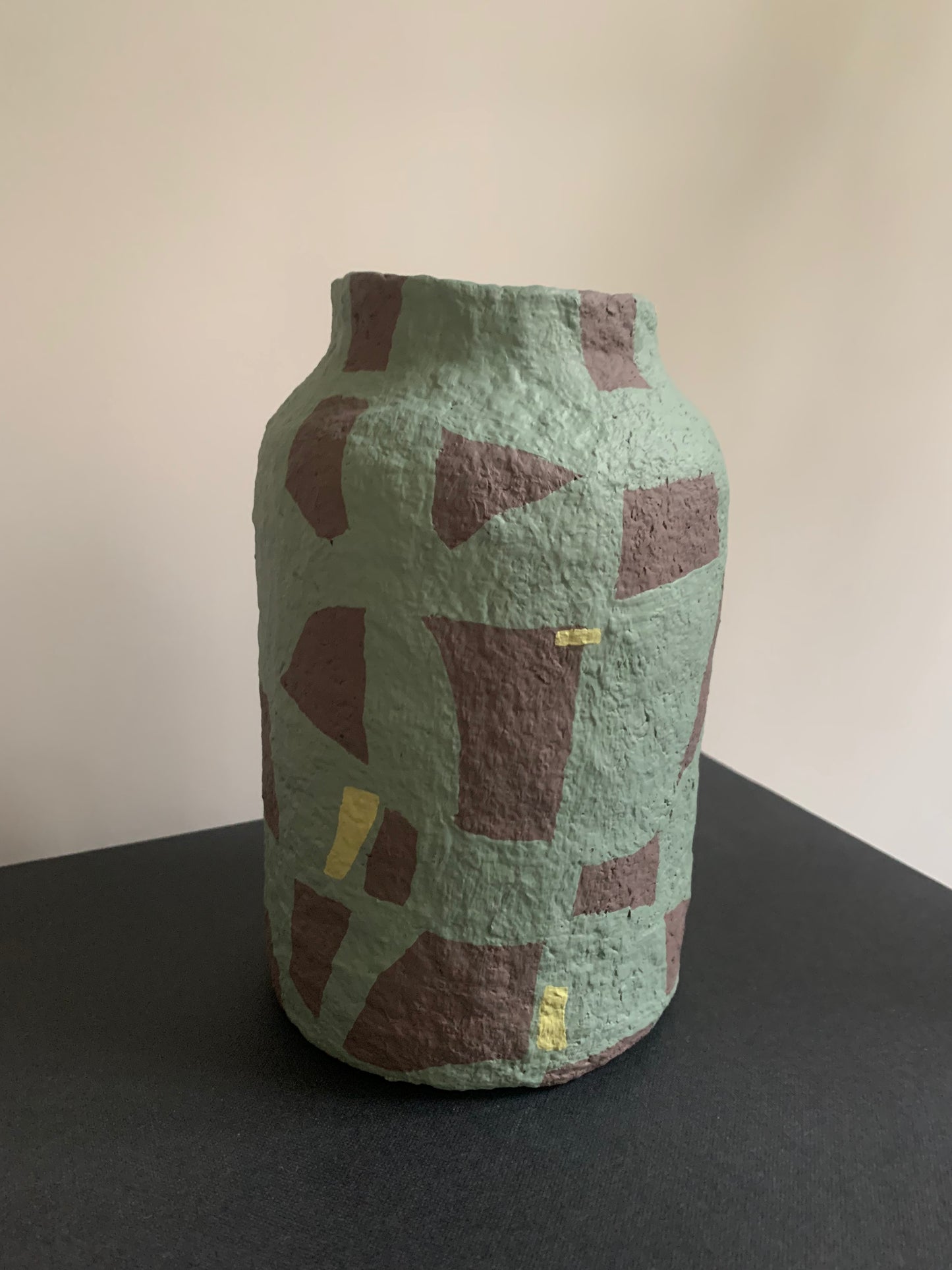 Green vase