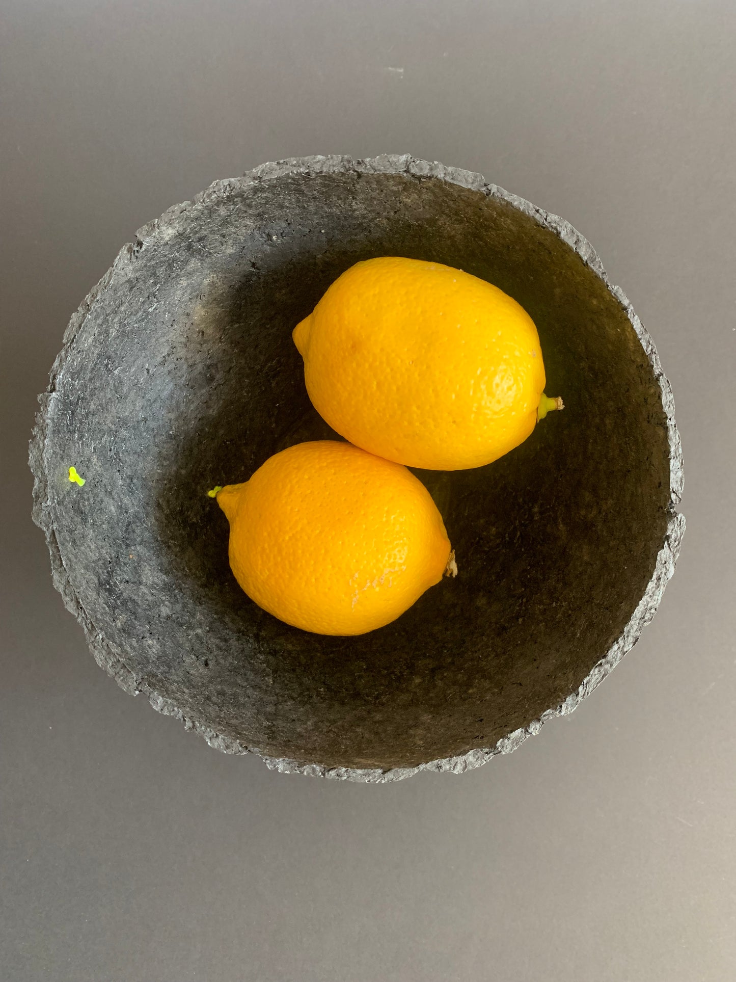 Black & yellow bowl