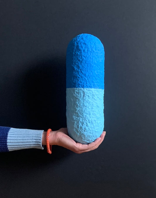 Blue pill - wall decoration